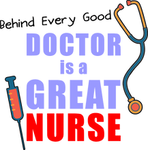 Load image into Gallery viewer, Behind every Doctor is a great nurse Hoodie - Gift Idea for Dog Owners