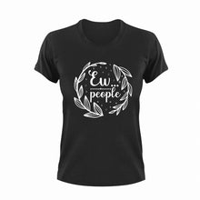Load image into Gallery viewer, Ew People Black T-ShirtLadies, Mens, People, Unisex