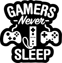 Load image into Gallery viewer, Gamers Never Sleep Hoodie