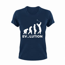 Load image into Gallery viewer, Golfer Evolution T-Shirtevolution, golf, golfer, Golfing, Ladies, Mens, sport, Unisex