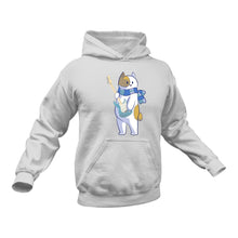 Load image into Gallery viewer, Guitar Cat Hoodie