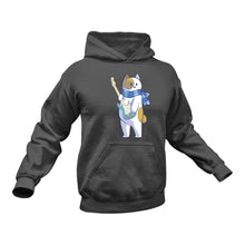 Load image into Gallery viewer, Guitar Cat Hoodie