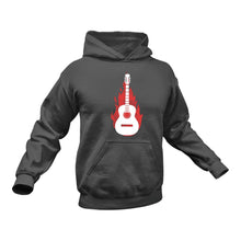 Load image into Gallery viewer, Guitar Cotton Hoodie, Best Gift Idea for Guitar Players