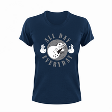 Load image into Gallery viewer, All Day Everyday Guitar T-Shirtguitar, Ladies, Mens, music, musician, Unisex