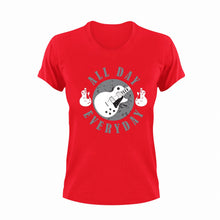 Load image into Gallery viewer, All Day Everyday Guitar T-Shirtguitar, Ladies, Mens, music, musician, Unisex