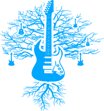 Load image into Gallery viewer, Electric Guitar Tree Hoodie