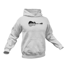Load image into Gallery viewer, Guitar Shape Tree Silhoutte Hoodie