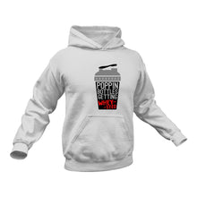 Load image into Gallery viewer, Gym Poppin Bottles Hoodie Gift Idea for a Birthday or Christmas