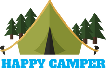 Load image into Gallery viewer, Happy Camper Hoodie - Outdoor Camping Gift Idea