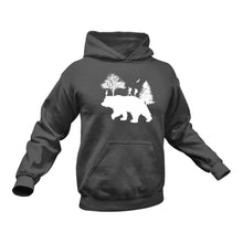 Load image into Gallery viewer, Outdoor hiking Bear Silhouette Hoodie