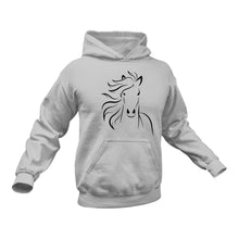 Load image into Gallery viewer, Horse Outline Hoodie