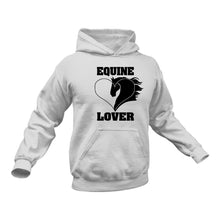Load image into Gallery viewer, Equine Lover - Unique Cotton Hoodie - Best Idea for a Horse Lovers Gift
