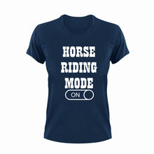 Load image into Gallery viewer, Horse Riding Mode ON T-Shirthorse, horses, Ladies, Mens, Mode On, ride, riding, sport, Unisex