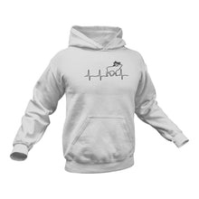 Load image into Gallery viewer, Hunting Heartbeat Cotton Hoodie - Unique Hunters Gift Idea