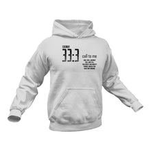 Load image into Gallery viewer, Jeremiah 33 3 Hoodie - Jeremiah 33 Verse 3, Christian Gift Ideas, Christian Gift, Encouragement Message, Inspirational Message