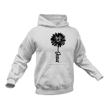 Load image into Gallery viewer, Jesus Flower Christian Hoodie - Birthday Gift Idea or Christmas Present