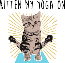 Load image into Gallery viewer, Kitten Yoga Hoodie - Birthday Gift Idea for Cta Yoga Christmas Present