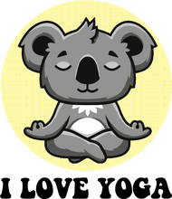 Load image into Gallery viewer, I Love Koala Yoga Hoodie