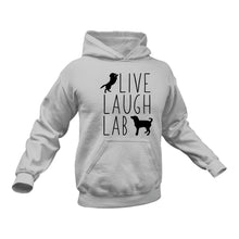 Load image into Gallery viewer, Live laugh Labrador Dog Hoodie - Birthday Gift Idea or Christmas Present
