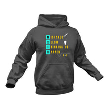 Load image into Gallery viewer, MATH Mistakes Allow Thinking To Happen Hoodie - Birthday Gift Idea or Christmas Present
