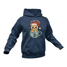 Load image into Gallery viewer, Meowy Catmas Christmas Cat Hoodie - Birthday Gift Idea or Christmas Present