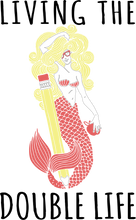 Load image into Gallery viewer, Mermaid Living The Double Life Hoodie - Birthday Gift Idea or Christmas Present