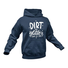 Load image into Gallery viewer, Dirt and Glitter Mom of Both - Unique Cotton Hoodie - Best Idea for a Mother's Day Gift