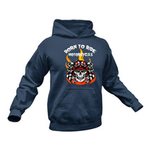 Load image into Gallery viewer, Born to Ride Motorcycles Cotton Hoodie, Best Gift Idea for Bike Riders