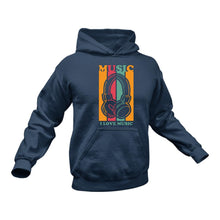 Load image into Gallery viewer, I Love Music Hoodie - Birthday Gift Idea or Christmas Present