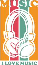 Load image into Gallery viewer, I Love Music Hoodie - Birthday Gift Idea or Christmas Present
