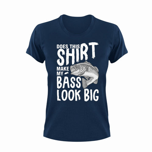 My Bass Look Big Unisex Navy T-Shirt Gift Idea 127