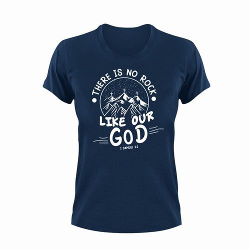 No Rock Like God Unisex Navy T-Shirt Gift Idea 123