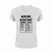 Load image into Gallery viewer, Nursing Assistant Hourly Rate Funny T-Shirtfunny, Hourly Rate, hourly rates, Ladies, Mens, nursing assistant, Unisex