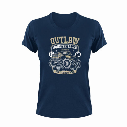 Outlaw Unisex Navy T-Shirt Gift Idea 125