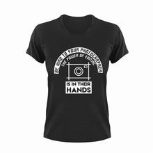 Load image into Gallery viewer, Be kind to your photographer T-Shirtkind, Ladies, Mens, photo, photographer, photography, photoshop, Unisex