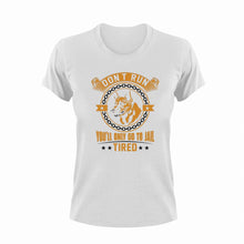 Load image into Gallery viewer, Don't run you'll go to jail tired T-Shirtdog, dogs, Ladies, Mens, pets, police, Police Dog, Police Officer, Unisex