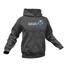 Load image into Gallery viewer, Feel Safe At Night Sleep With A Police Officer Hoodie