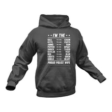 Load image into Gallery viewer, Police Officer's Wife Hoodie - Birthday Gift for Wife or Christmas Present