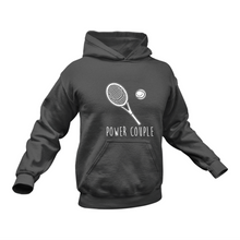 Load image into Gallery viewer, Power Couple Tennis Hoodie - Best Birthday Gift or Christmas Present