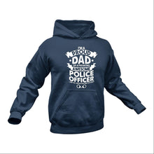 Load image into Gallery viewer, I'm a Proud Dad of A Police Officer Hoodie - Birthday Gift or Christmas Present