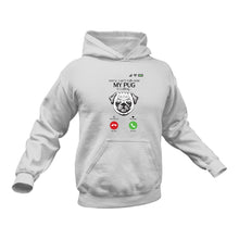 Load image into Gallery viewer, Pug Hoodie - Ideal Birthday Gift Idea or Christmas Present
