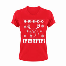 Load image into Gallery viewer, AROOO Reindeer Beagle Christmas T-Shirtbeagle, christmas, dog, dogs, funny, Ladies, Mens, Merry Christmas, Unisex