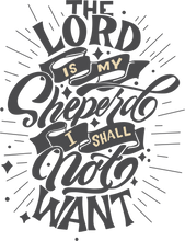 Load image into Gallery viewer, The Lord is My Shepherd I Shall Not Want Psalm 23 Christian Hoodie - Birthday Gift or Christmas Present Idea
