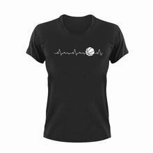 Load image into Gallery viewer, Ball heartbeat T-Shirtheartbeat, Ladies, Mens, sport, Unisex