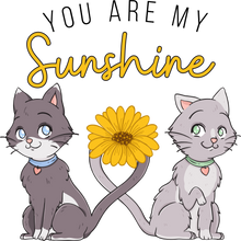 Load image into Gallery viewer, You Are My Sunshine Cats Hoodie - Best Birthday Gift or Christmas Present