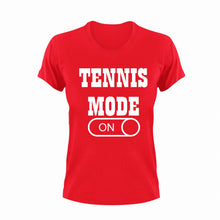 Load image into Gallery viewer, Tennis Mode ON T-ShirtLadies, Mens, Mode On, sport, table tennis, tennis, tennis player, Unisex
