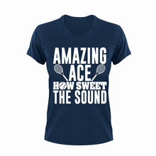 Load image into Gallery viewer, Amazing Ace How Sweet The Sound Tennis T-Shirtfunny, Ladies, Mens, tennis, tennis player, Unisex