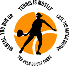 Load image into Gallery viewer, Tennis Is Mostly Hoodie Birthday Gift Idea or Christmas Present
