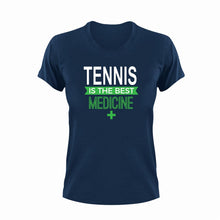 Load image into Gallery viewer, Tennis is the best medicine T-ShirtLadies, medicine, Mens, sport, table tennis, tennis, tennis player, the best medicine, Unisex