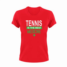 Load image into Gallery viewer, Tennis is the best medicine T-ShirtLadies, medicine, Mens, sport, table tennis, tennis, tennis player, the best medicine, Unisex